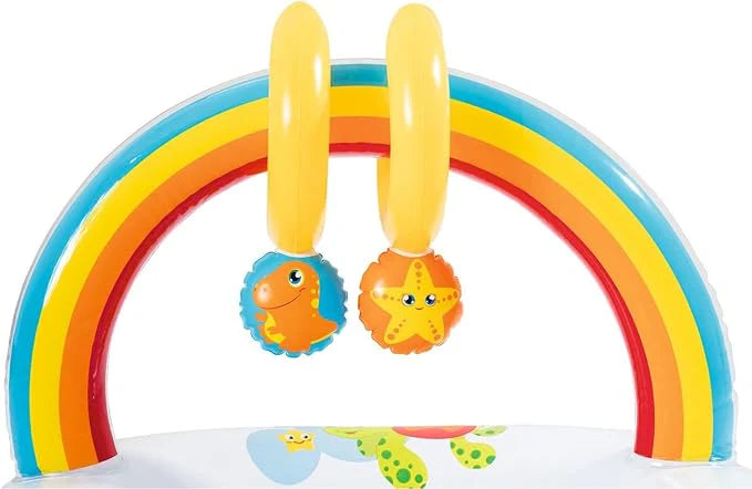 Bestway - Inflatable Baby Play Mat & Lounger with Rainbow Arch
