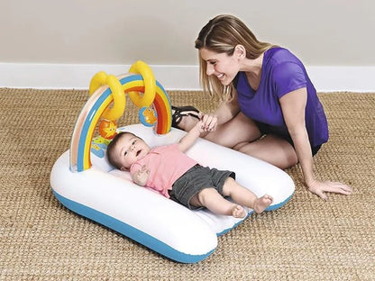 Bestway - Inflatable Baby Play Mat & Lounger with Rainbow Arch