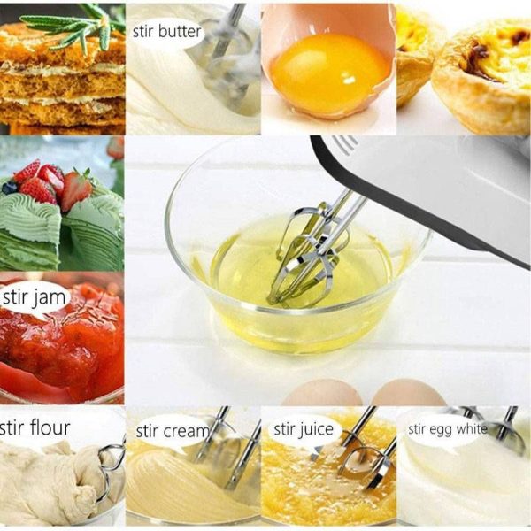 Scarlett Multifunctional 7 Speed Mini Mixer Electric Food Blender Scarlett Handheld Mixer Egg Beater Automatic Cream Food Cake Baking Dough Mixer