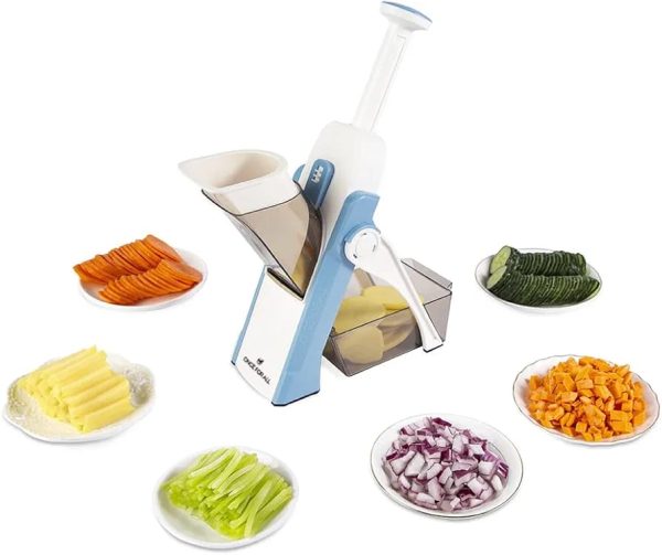High Quality 5 In 1 Mandoline Vegetable Slicer Food Chopper, Vegetable Cutter, Quick Fruit Dicer High Quality (random Color)
