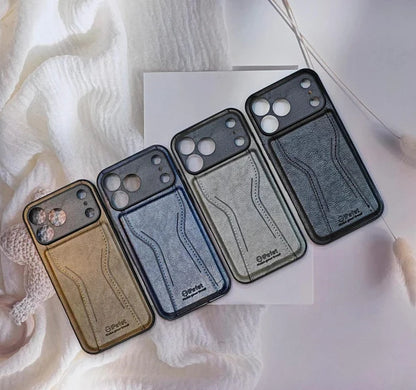 iPhone Leather Texture Protective Case