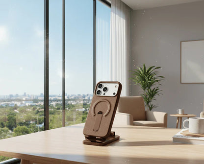 Luxury Leather MagSafe Case for iPhone