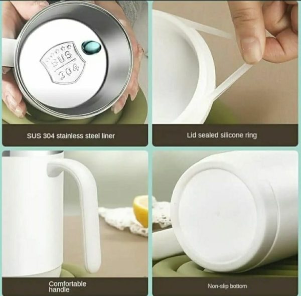 Premium Clear Cap Mug With Lid For Coffee,tea &milk 500 Ml (random Color)