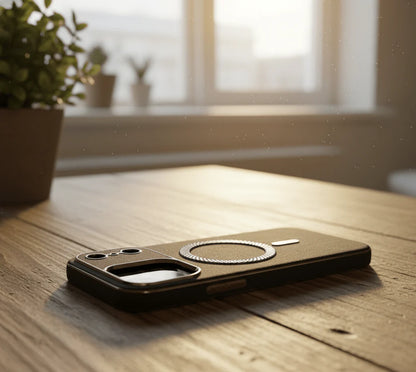 Vintage Leather MagSafe Case for iPhone