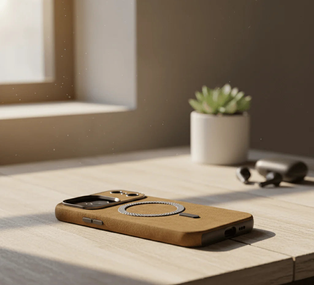 Vintage Leather MagSafe Case for iPhone